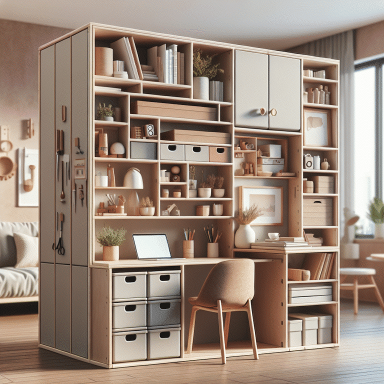 DIY Storage Solutions for Small Spaces: Creative Home Organization Ideas