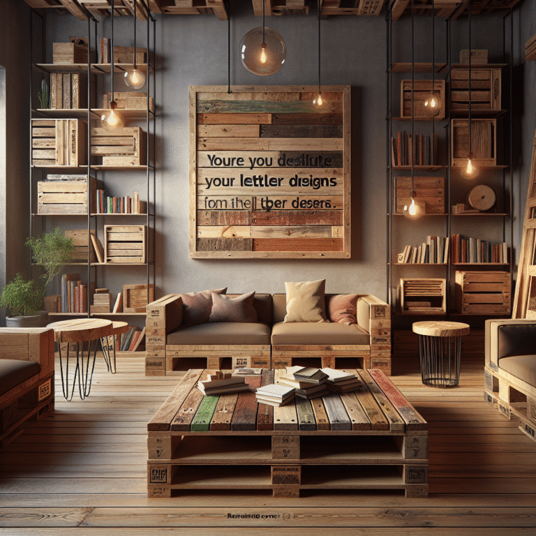 upcycling wooden furniture for home