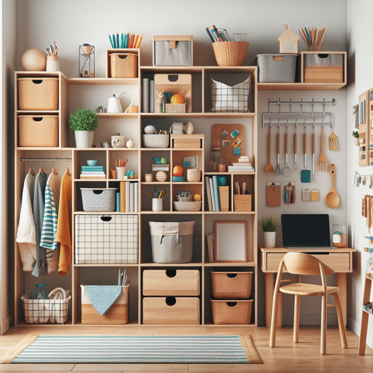 DIY Storage Solutions for Small Spaces: Maximize Every Inch