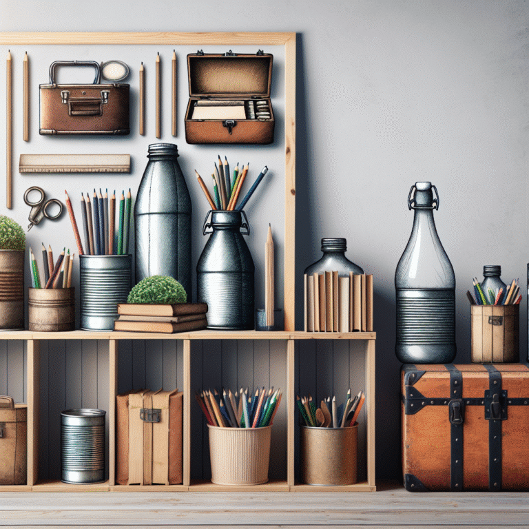 Upcycling Containers for Storage: Transforming Waste into Practical Solutions