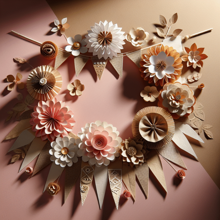 Handmade Decor Using Paper and Fabric: Simple Yet Beautiful