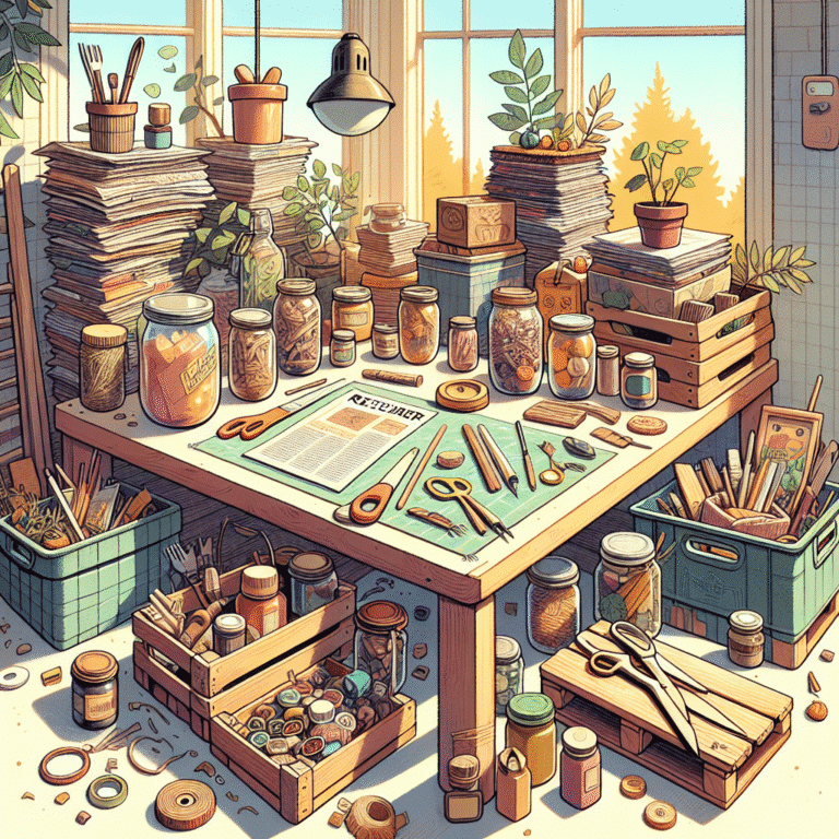 sustainable DIY materials: a beginner's guide to crafts