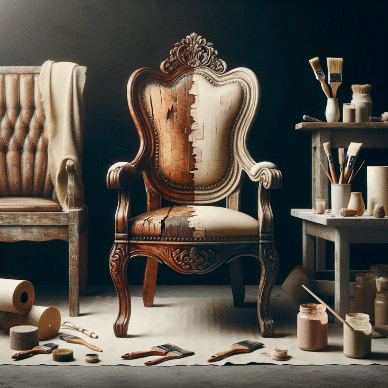 painting old furniture for modern look