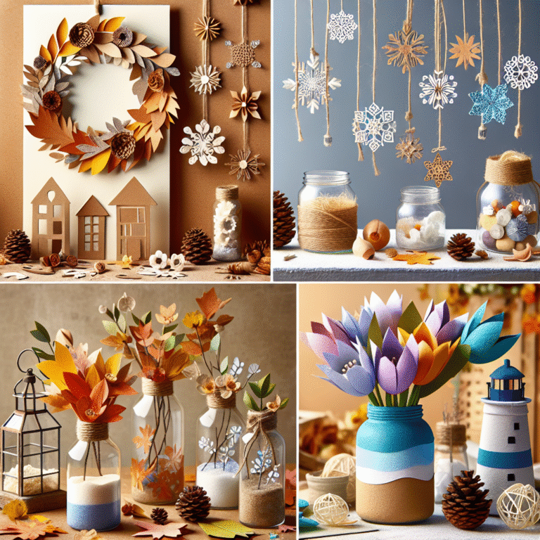 Seasonal DIY Home Decorations for Every Occasion