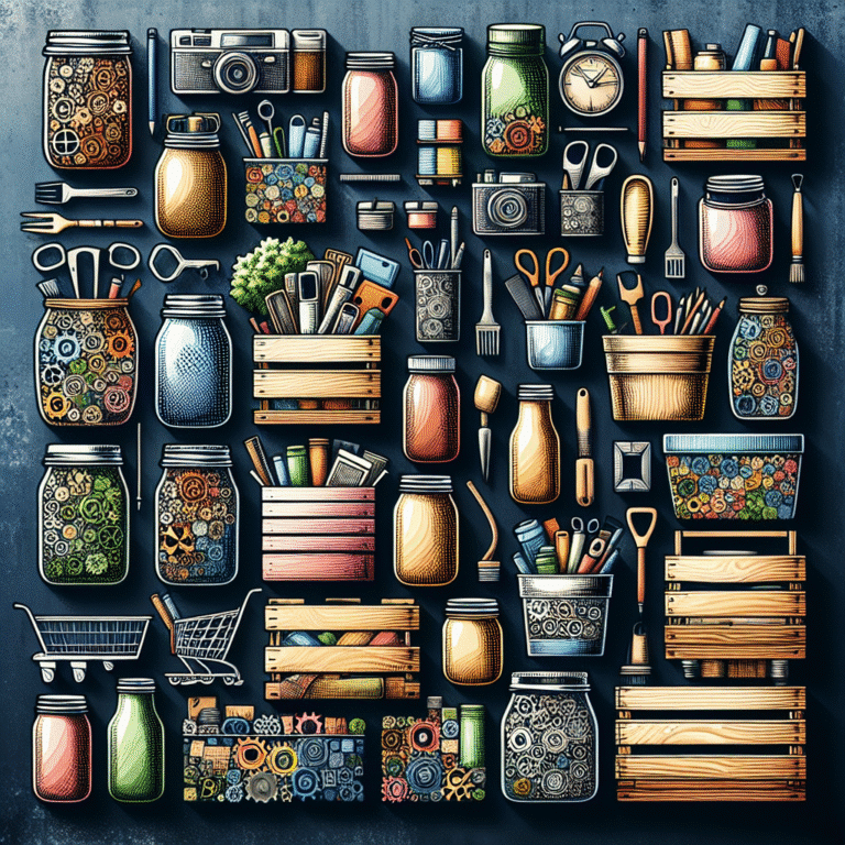 Upcycling Containers: Innovative Storage Solutions