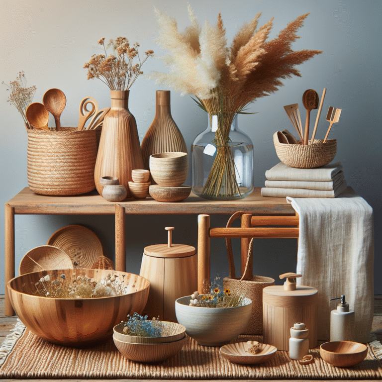 eco-friendly supplies for stylish home decor