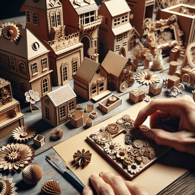 innovative uses for cardboard in creative crafting