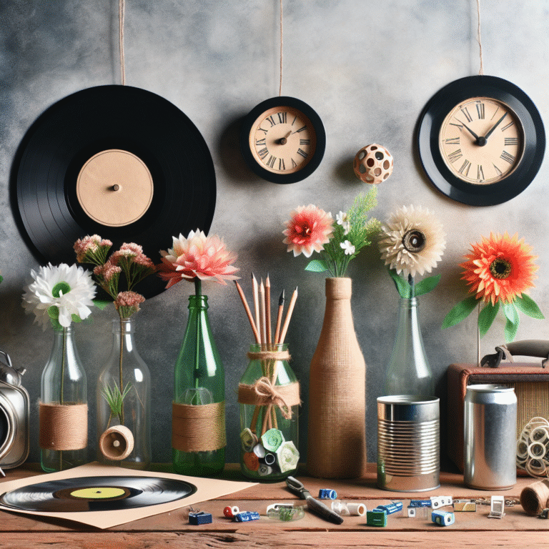 Upcycled Art: Creative Craft Ideas Using Recycled Items
