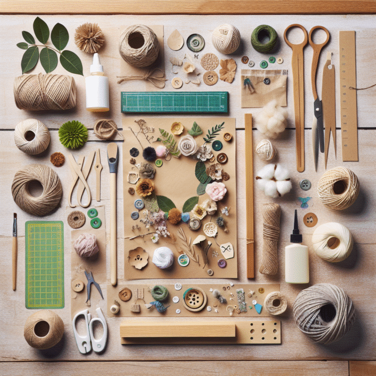 eco-friendly supplies for crafting and decorating