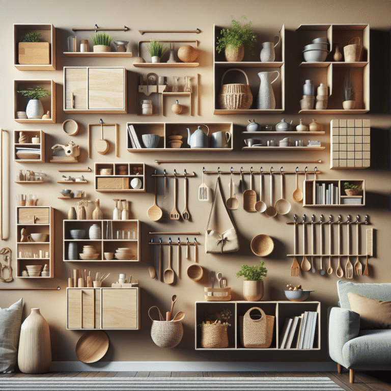 DIY Wall-Mounted Storage Projects for Space-Saving Solutions