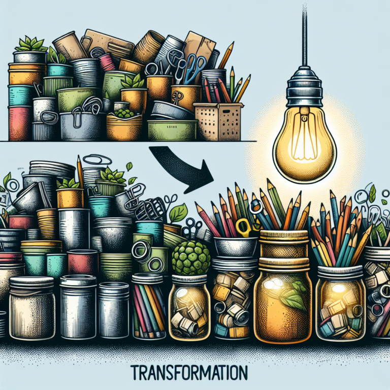 Upcycling Containers for Storage: Transforming Trash into Treasure