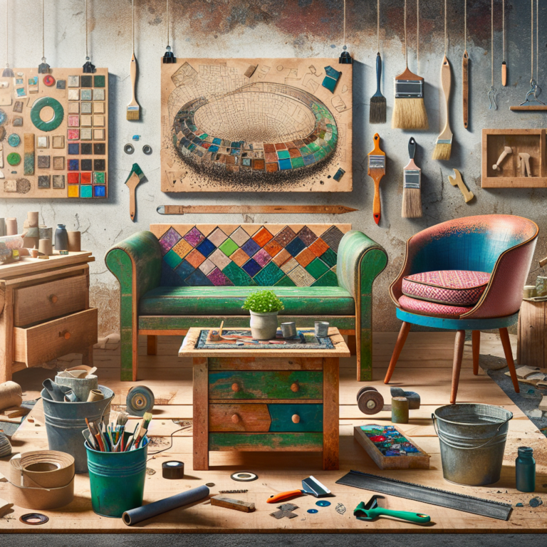 furniture upcycling using recycled materials