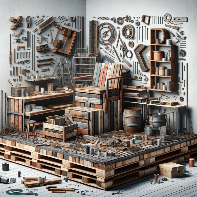 Upcycling Old Wood and Metal: Creative DIY Projects