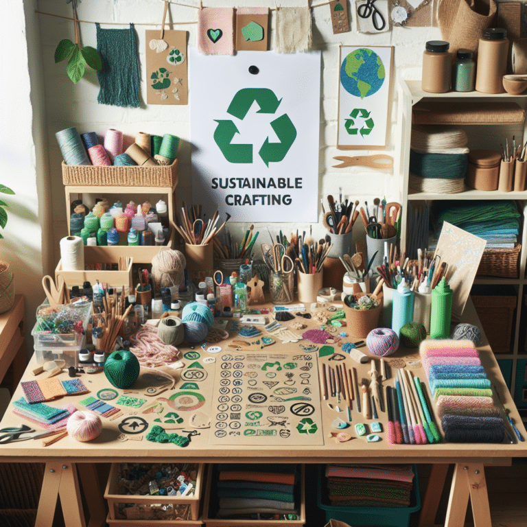 Eco-Friendly Supplies for Sustainable Crafting