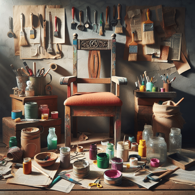 furniture upcycling using recycled materials