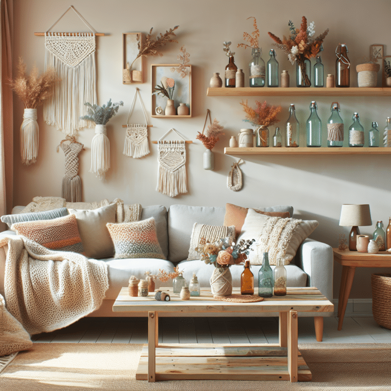 Easy DIY Home Decor Projects for a Cozy Living Space