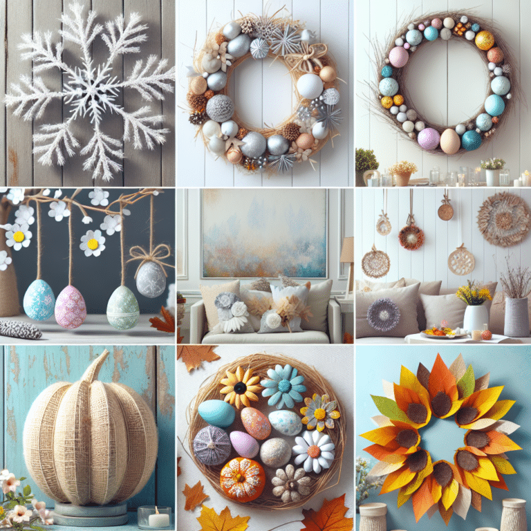 Seasonal DIY Home Decorations to Celebrate Every Occasion