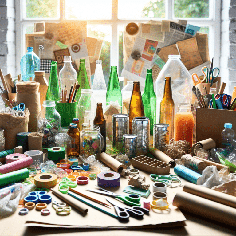 Best Recycled Materials for Creative DIY Projects