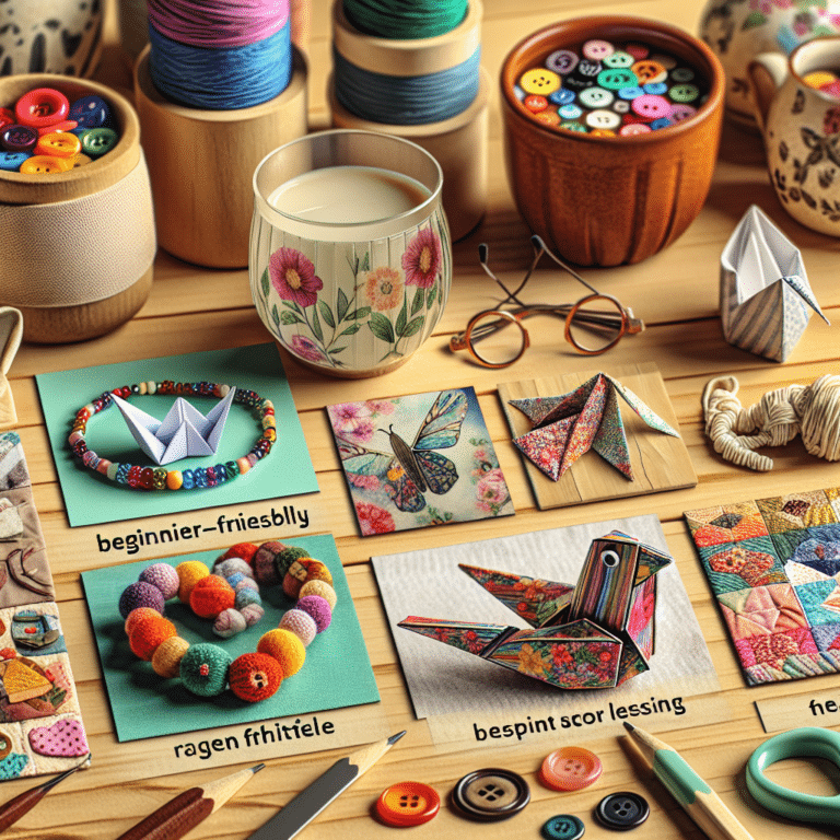 Handmade Craft Ideas for Beginners: Unleash Your Creativity