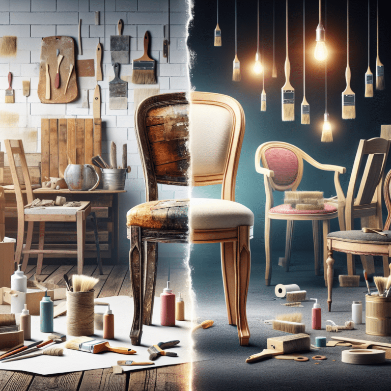 repurpose old chairs into stylish furniture