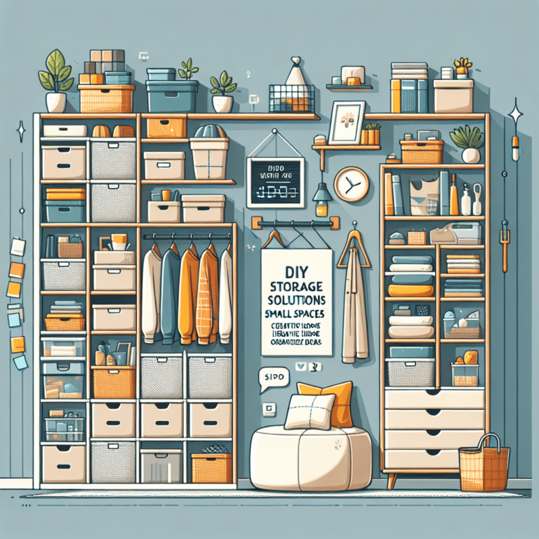 DIY Storage Solutions for Small Spaces: Creative Home Organization Ideas