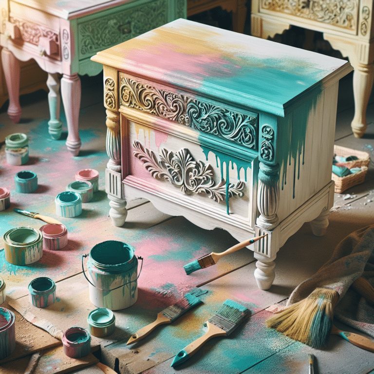 upcycling furniture with chalk paint
