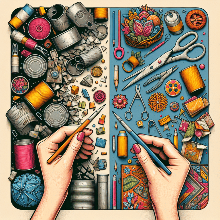 Upcycling Materials for Crafts: Transforming Old Into New