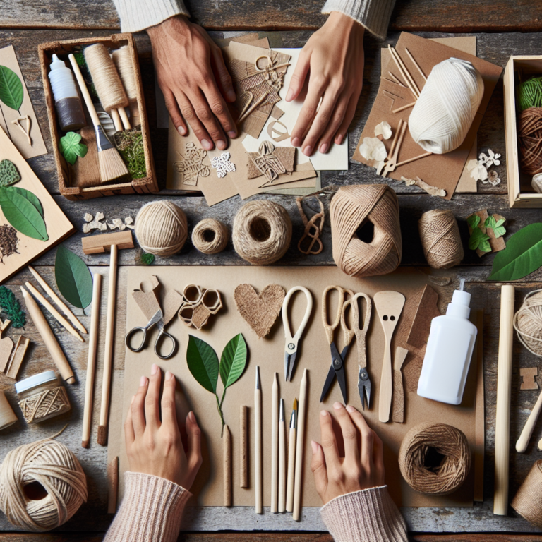 Sustainable Craft Supplies for Adults: Crafting Responsibly