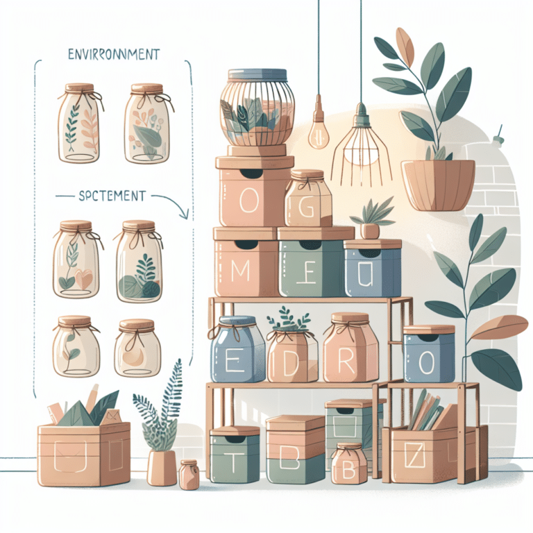 Repurpose Jars and Boxes for Unique Storage Solutions