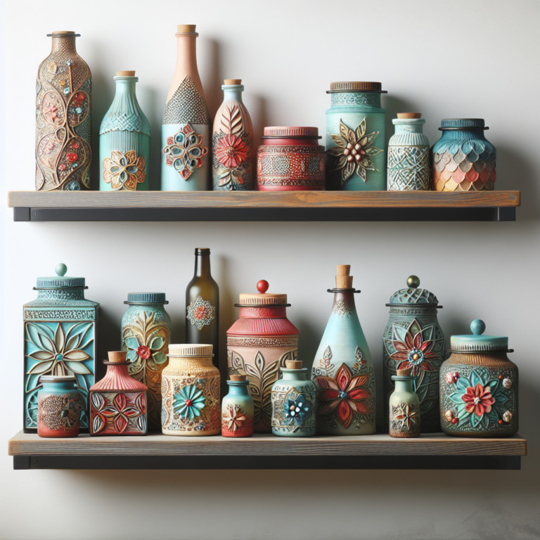 DIY Decorative Jars and Bottles for Stylish Storage Solutions