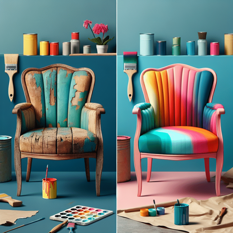 painting old furniture for modern look